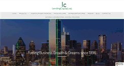 Desktop Screenshot of lendingcapital.net